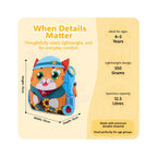 Filli & Me Gardener Filli HugBag 12.5L Kids Backpack for Kindergarten (4–5 Years)  Lightweight School & Travel Bag