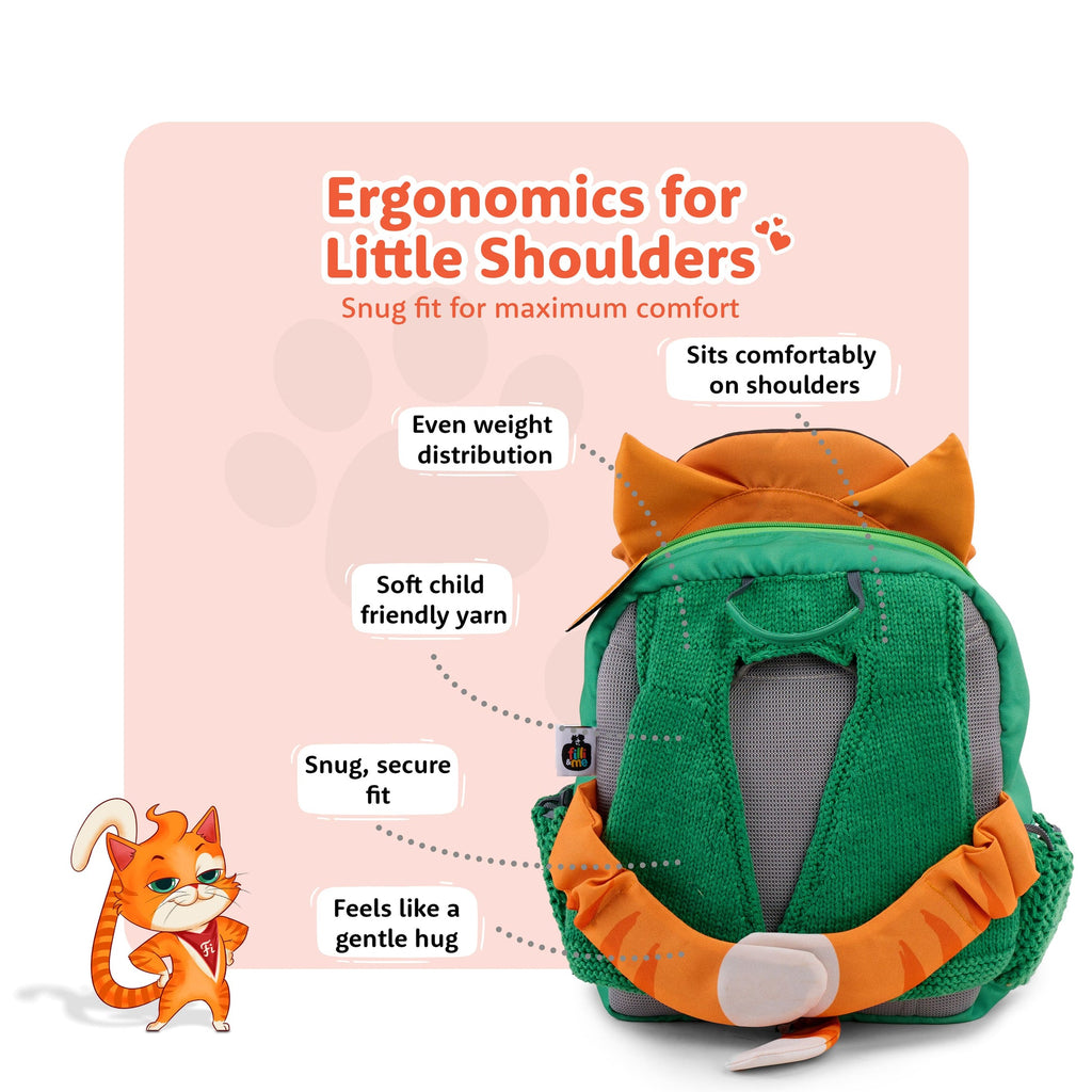 Filli & Me Ranger Filli HugBag 12.5L Kids Backpack for Kindergarten (4–5 Years)  Lightweight School & Travel Bag