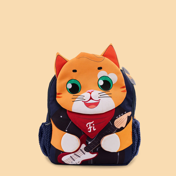 Filli & Me Rockstar Filli HugBag 12.5L Kids Backpack for Kindergarten (4–5 Years) Lightweight School & Travel Bag
