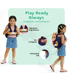Filli & Me Rockstar Filli HugBag 12.5L Kids Backpack for Kindergarten (4–5 Years) Lightweight School & Travel Bag