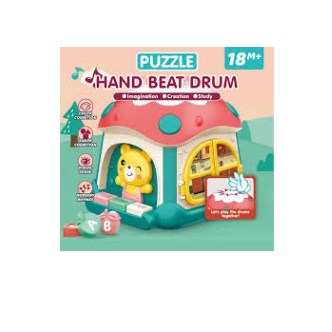 Rainbow Toys Puzzle Hand Beat Drum