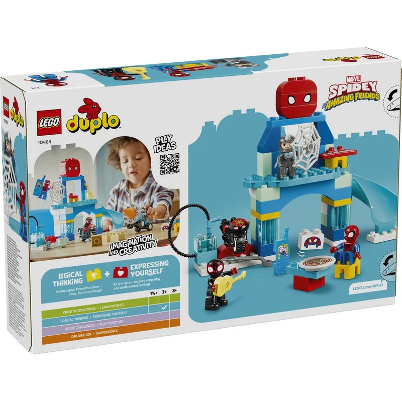 LEGO DUPLO Team Spidey Webquarters 10464 – 65 Pieces | Marvel Super Hero Building Set for Kids Ages 2+
