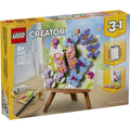 LEGO Creator 3-in-1 Floral Art Decor Painting Building Set 31390, 348 Pieces – 8+ Years