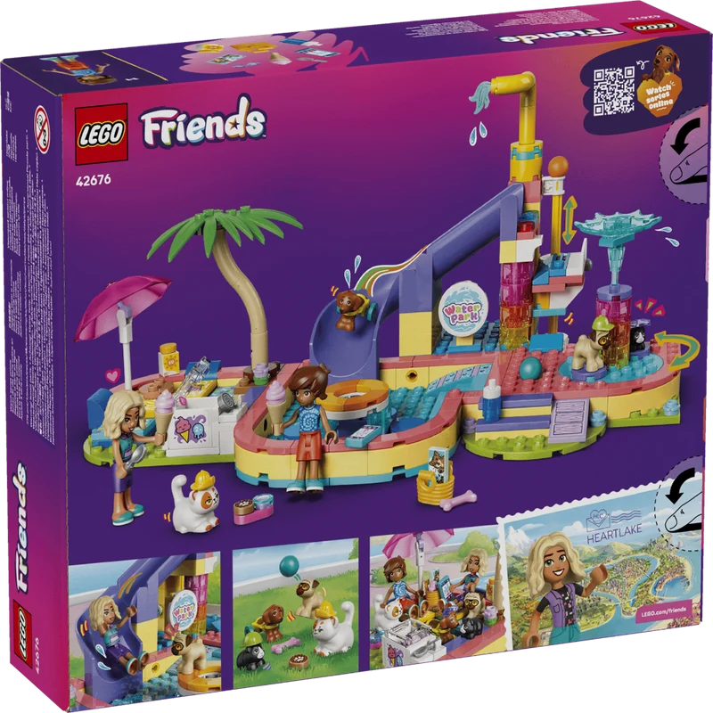 LEGO Friends Fun Water Park Day 42676 – 278 Pieces | Pet Water Park Building Set for Kids Ages 6+
