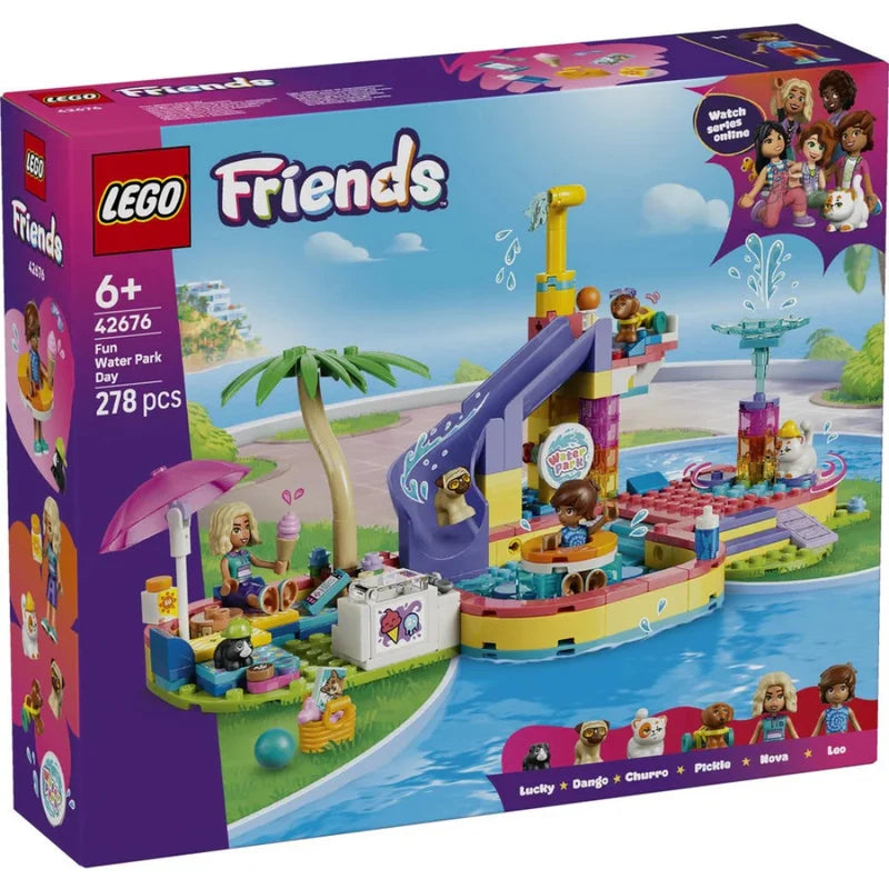 LEGO Friends Fun Water Park Day 42676 – 278 Pieces | Pet Water Park Building Set for Kids Ages 6+