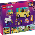 LEGO Friends Pet Accessories Van Building Set 42678, 237 Pieces, Pug-Shaped Van, 2 Mini Dolls & 3 Animal Figures – 6+ Years