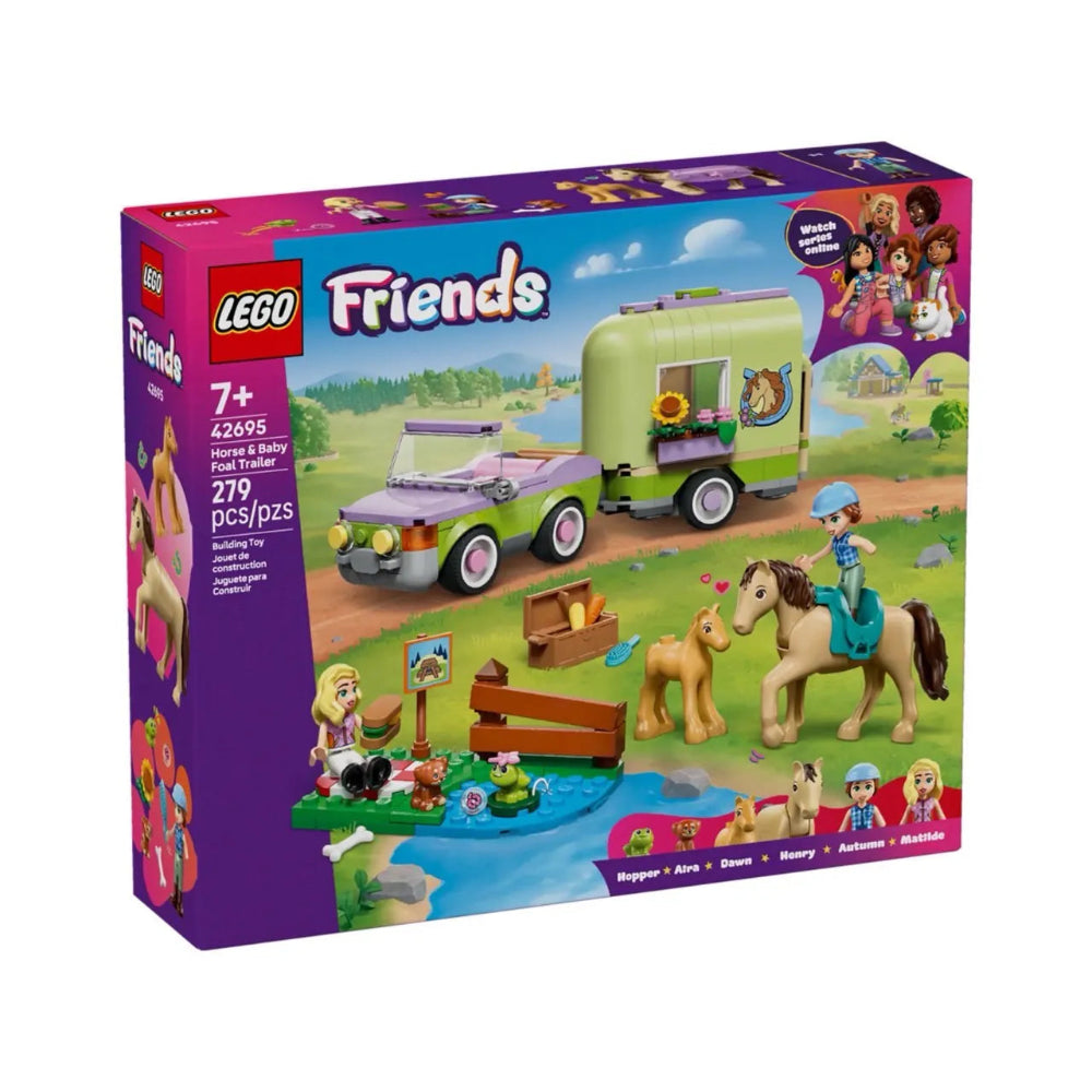 Lego 42695 Friends Horse & Baby Foal Trailer (279 Pieces)