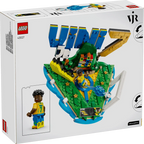 LEGO Editions Vini Jr. Football Highlights Building Set 43027, 510 Pieces, Collectible Football Display Model with Vini Jr. Minifigure – 10+ Years