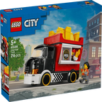 LEGO City Fries Food Truck Building Set 60488, 216 Pieces with 2 Minifigures – 5+ Years