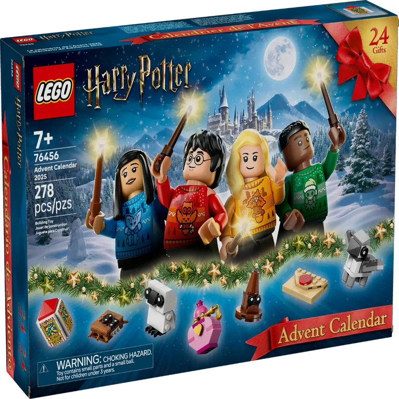 LEGO Harry Potter Advent Calendar 2025 76456 – 278 Pieces | Christmas Gift Set for Kids Ages 7+