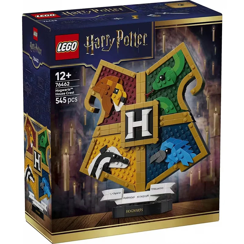 LEGO Harry Potter Hogwarts House Crest Building Set 76462, 545 Pieces, 4 Hogwarts House Animals & Hidden Collectible Compartments – 12+ Years