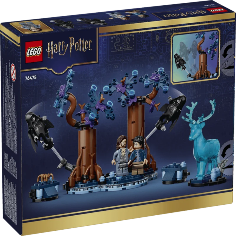 LEGO Harry Potter Forbidden Forest Expecto Patronum Building Set 76475, 244 Pieces, Stag Patronus & Dementors – 7+ Years