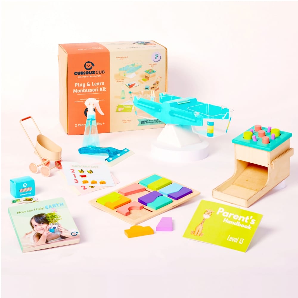 Curious Cub Montessori Box - 2 Years 6 Months+ (Level 13)