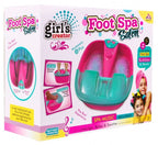Girls Creator Foot Spa Salon Bubbles & Music, Battery Operated Foot Spa Set with 15 Accessories
