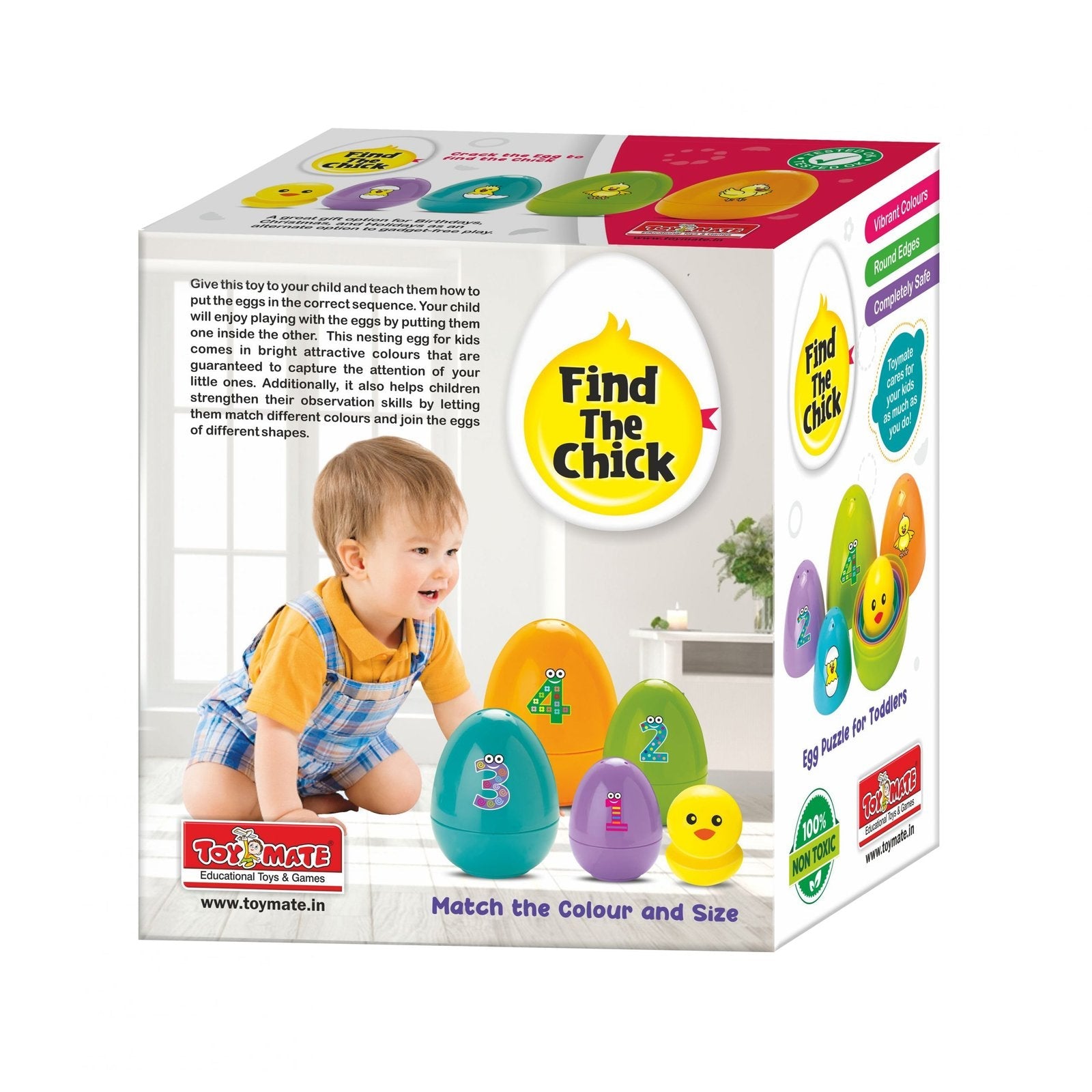 Toymate Find the Chick – Educational Egg Puzzle Toy
