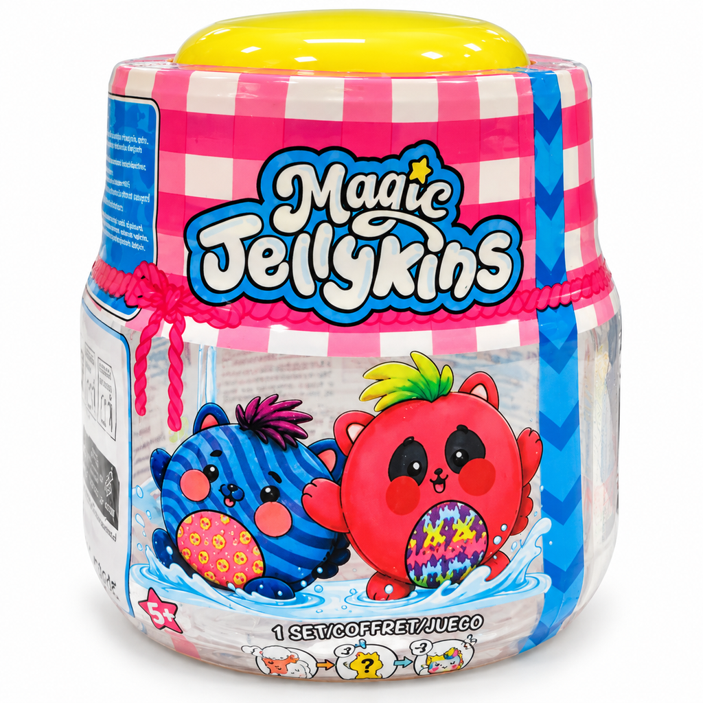 Magic Jellykins Surprise Toy Jar | Cute Collectible Character Toy for Kids Assorted color