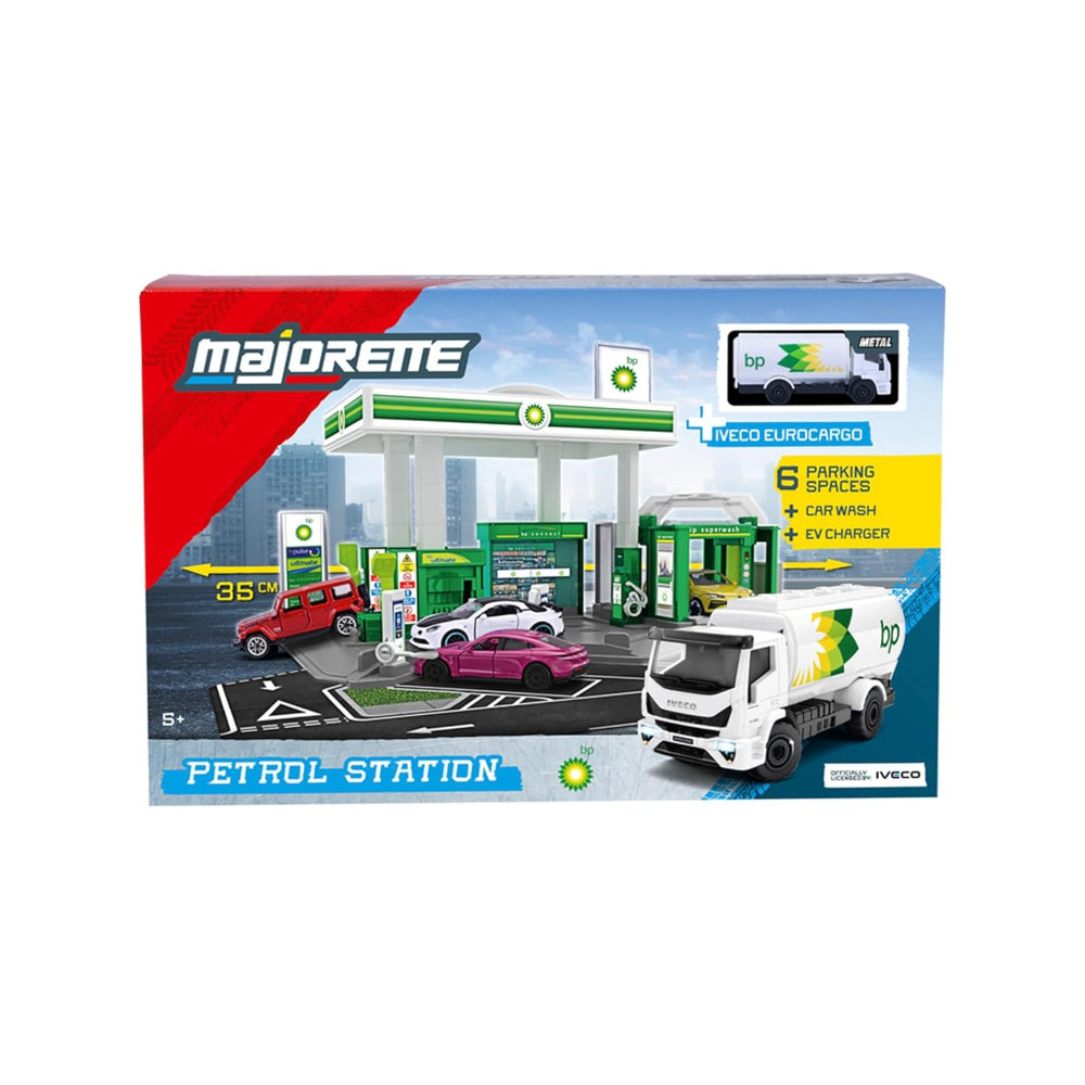 Majorette Petrol Station  BP + 1 Vehicle