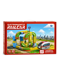 Electromagnetic Railcar Magnetic Building Set – 97 Pcs Creative Train Track Construction Toy