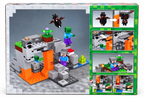 BRICK My World The Zombie Cave Building Blocks Set, 253+ Pieces, 4 Character Figures, Creative Construction Toy for Kids Ages 6+