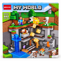 MY WORLD Minecraft Building Blocks Set 842, 557+ Pieces, Creative Mining Adventure Construction Toy for Kids Age 6+