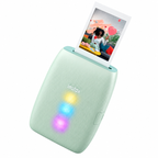 Fujifilm Instax Mini Link 3 Smartphone Photo Printer Starter Kit – Sage Green with 10-Sheet Instax Mini Film