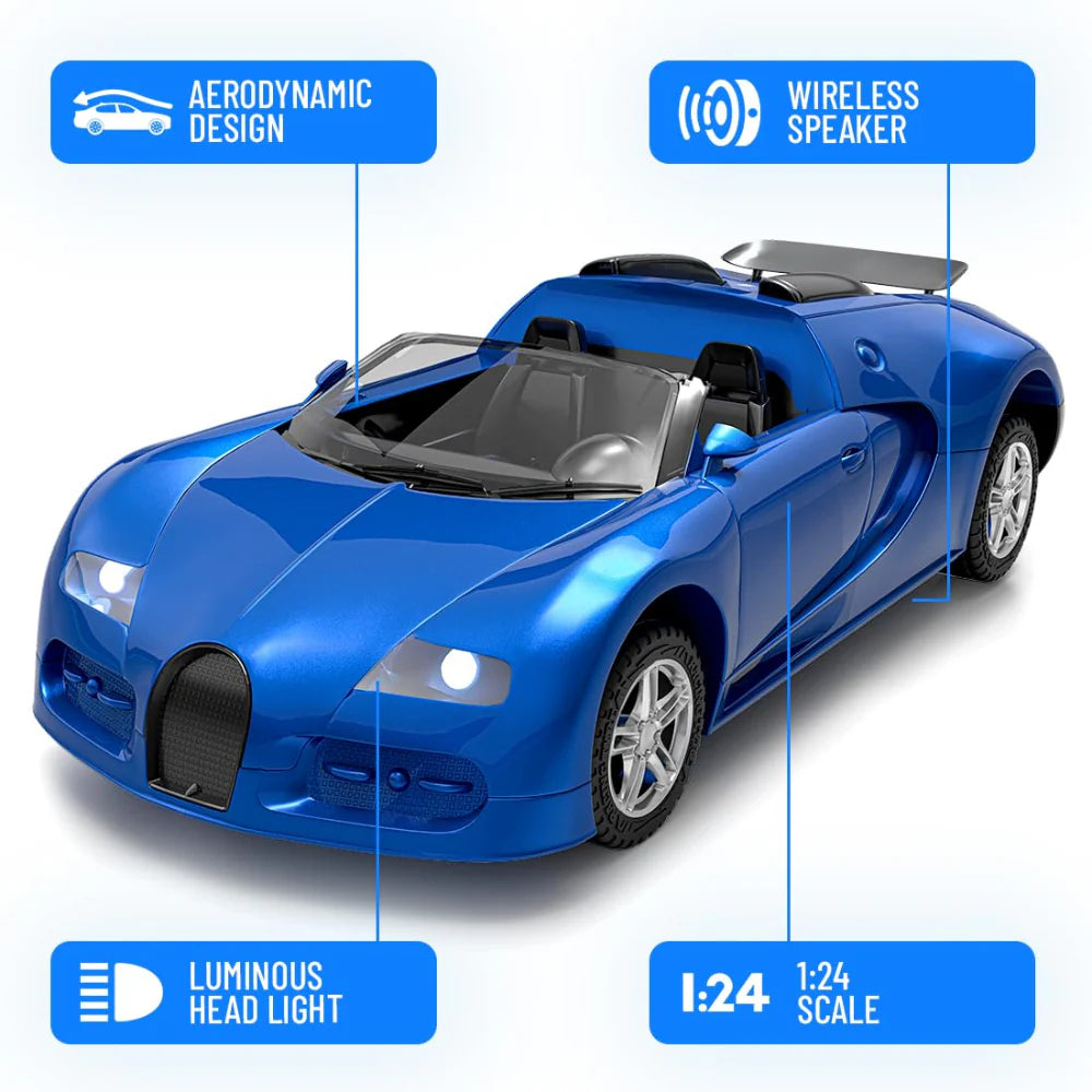 Mirana Doppler Musical Remote Car Blue