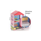 Chanak Wooden My Doll House | 16 Pieces Pretend and Play Doll House