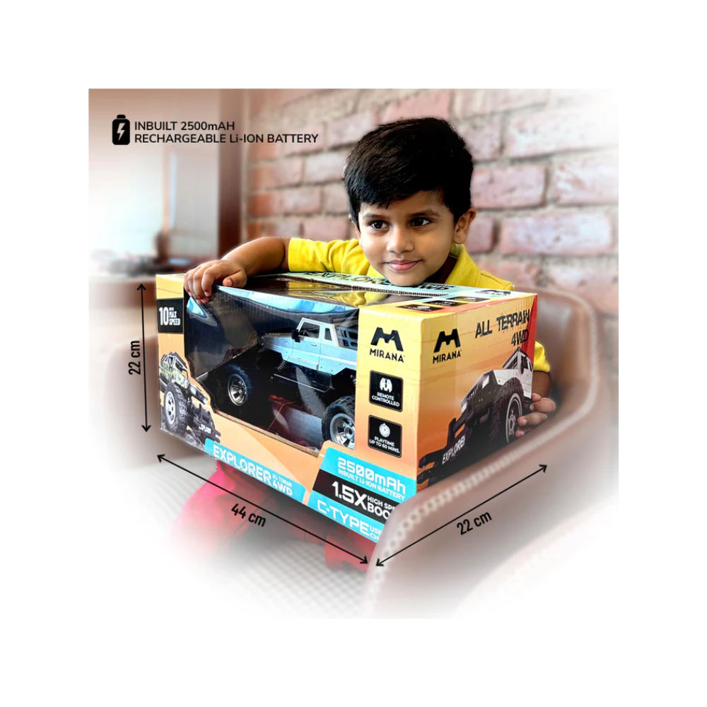 Mirana 4WD Remote Explorer C-Type USB Rechargeable Remote Car