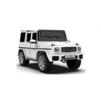 EMotorad Formula Fun Mercedes Benz G-Wagon Ride-On Car for Kids (White)