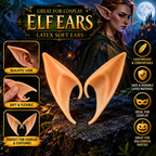 Halloween Elf Ears – Latex Soft Pointed Ears for Costume & Cosplay