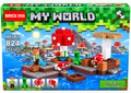 My World Mushroom Island Building Blocks Set – 252+ Pieces | 6+ Years