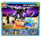 My World Battle Against The Ender Dragon Building Blocks Set – 519 PCS | MG1538 | Ages 6+