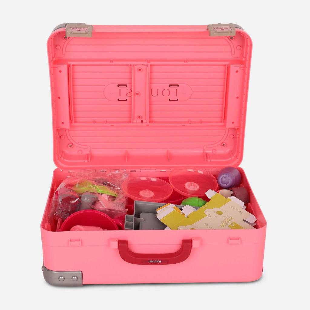 Kitchen Real Action Play Set 3in1 Trolley Set