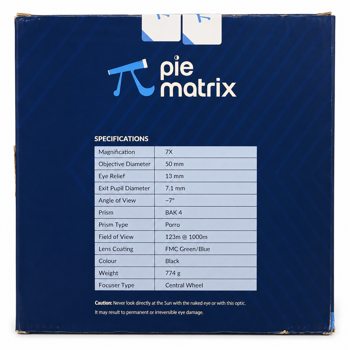 Pie Matrix Falcon F15(15×70) BinoaPie Matrix Sparrow 7x50 Binoculars | 7X Magnification with 50mm Lens | Outdoor Viewing Binocularscular (Copy)