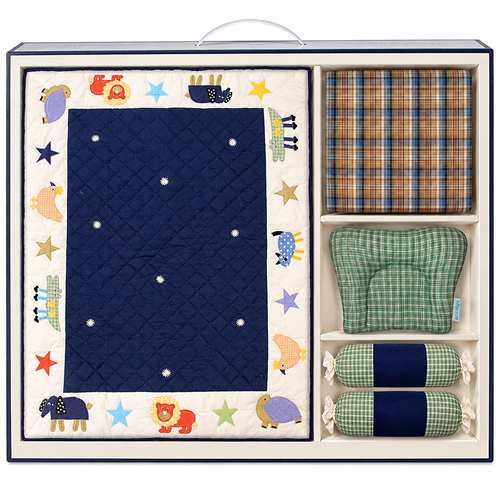 Abracadabra 6-Piece Baby Cot Bedding Set – Crocodile Theme | 100% Premium Cotton | Baby Nursery Bedding