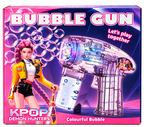 K-Pop Demon Hunters Bubble Gun Toy | Transparent Automatic Bubble Blower for Kids