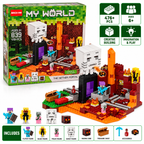 MY WORLD Nether Portal Building Blocks Set 476+ Pieces Ages 6+ Years
