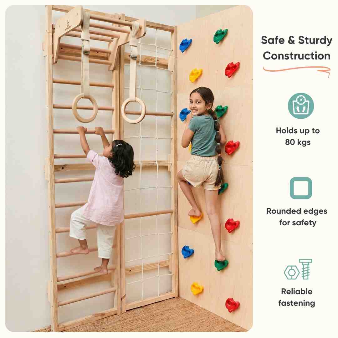 Curious Cub L Shaped Jungle Gym
