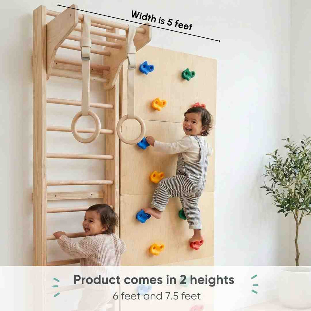 Curious Cub Space Saver Jungle Gym 1 (6 Feet )