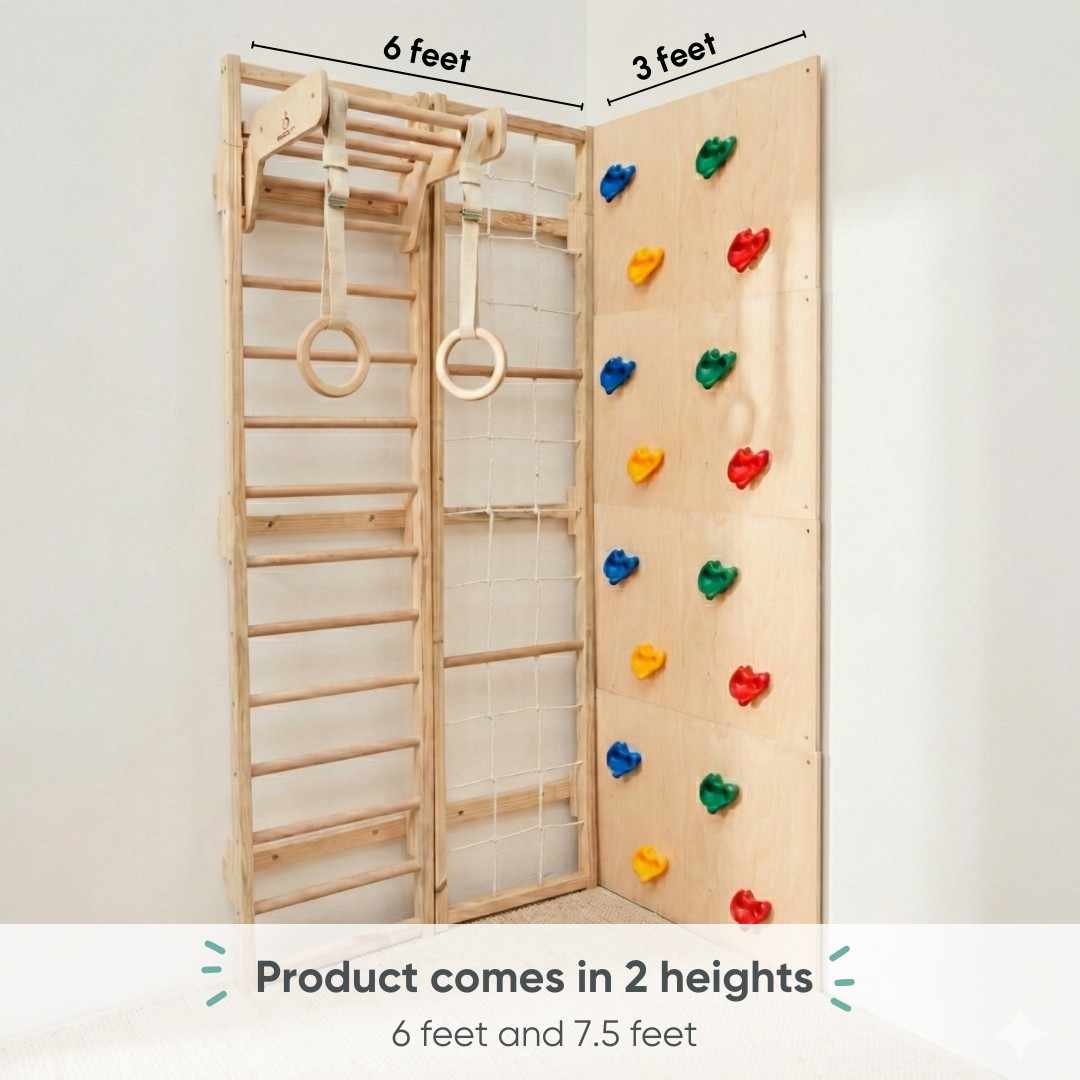Curious Cub L Shaped Jungle Gym