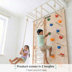 Curious Cub Space Saver Jungle Gym 3 (8.5 Feet )