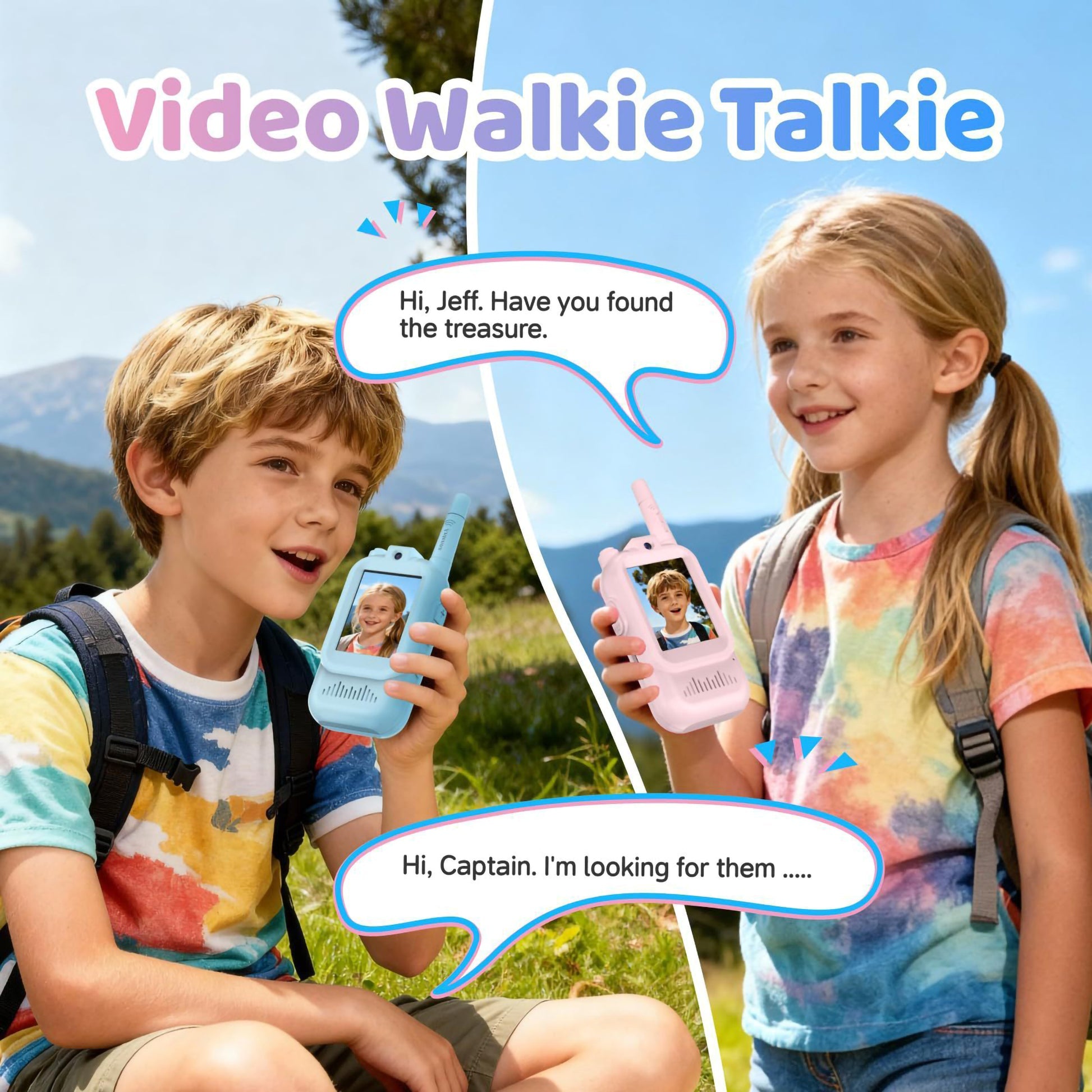 Kids Smart Video Calling Walkie Talkies