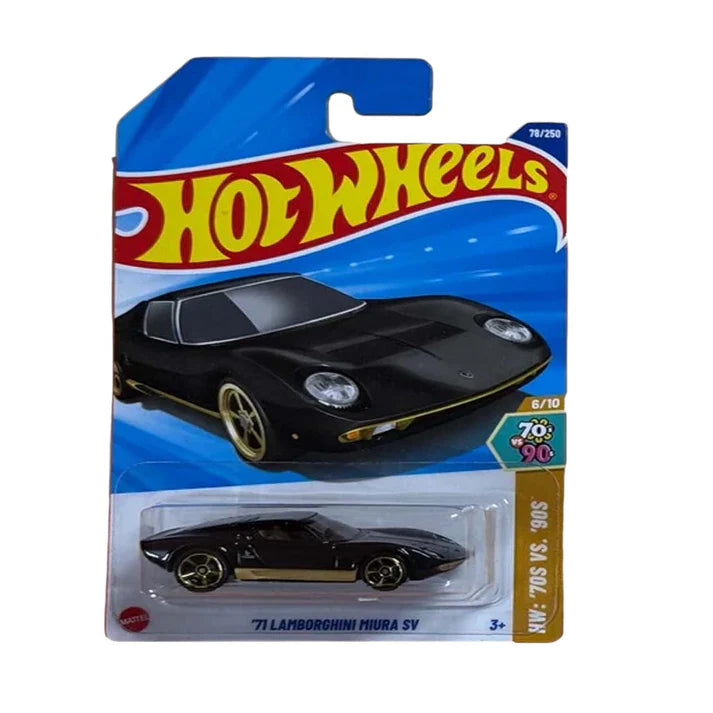 Hot Wheels 71 Lamborghini Miura SV + Rs 200 Gift Voucher (Bundle)
