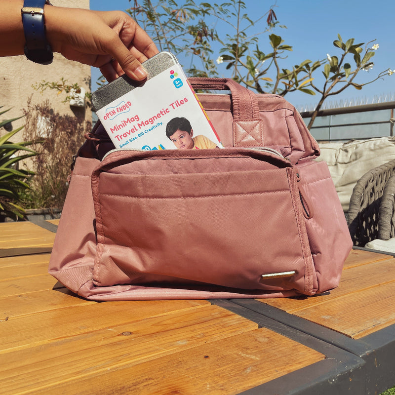 Open Ended MiniMag Travel Magnetic Tiles -38 Piece