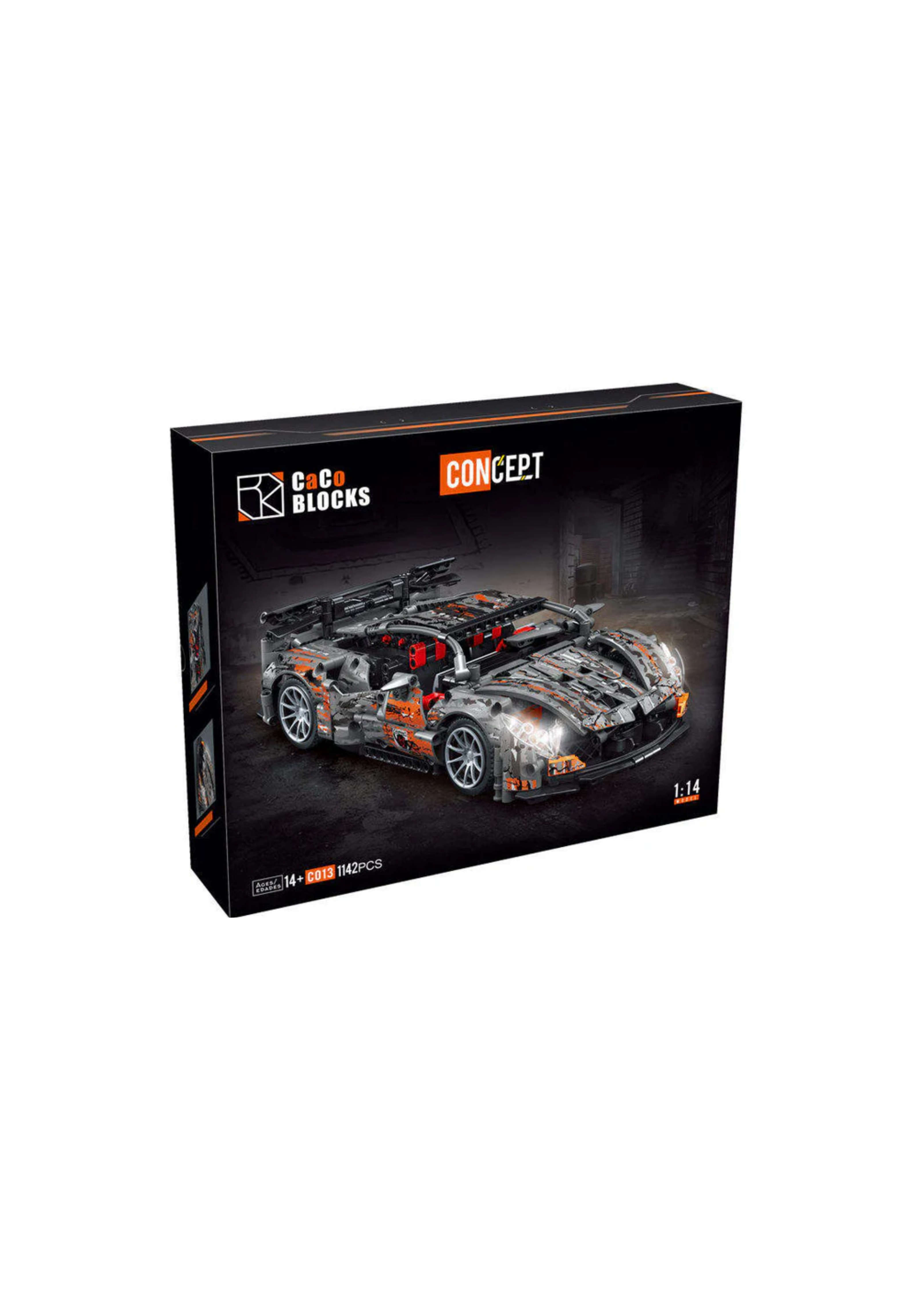 Rainbow Toys 1:14 High Tech Series Gray McLaren 2.4GHz RC Car Model Building Assembled Sports Technich Car