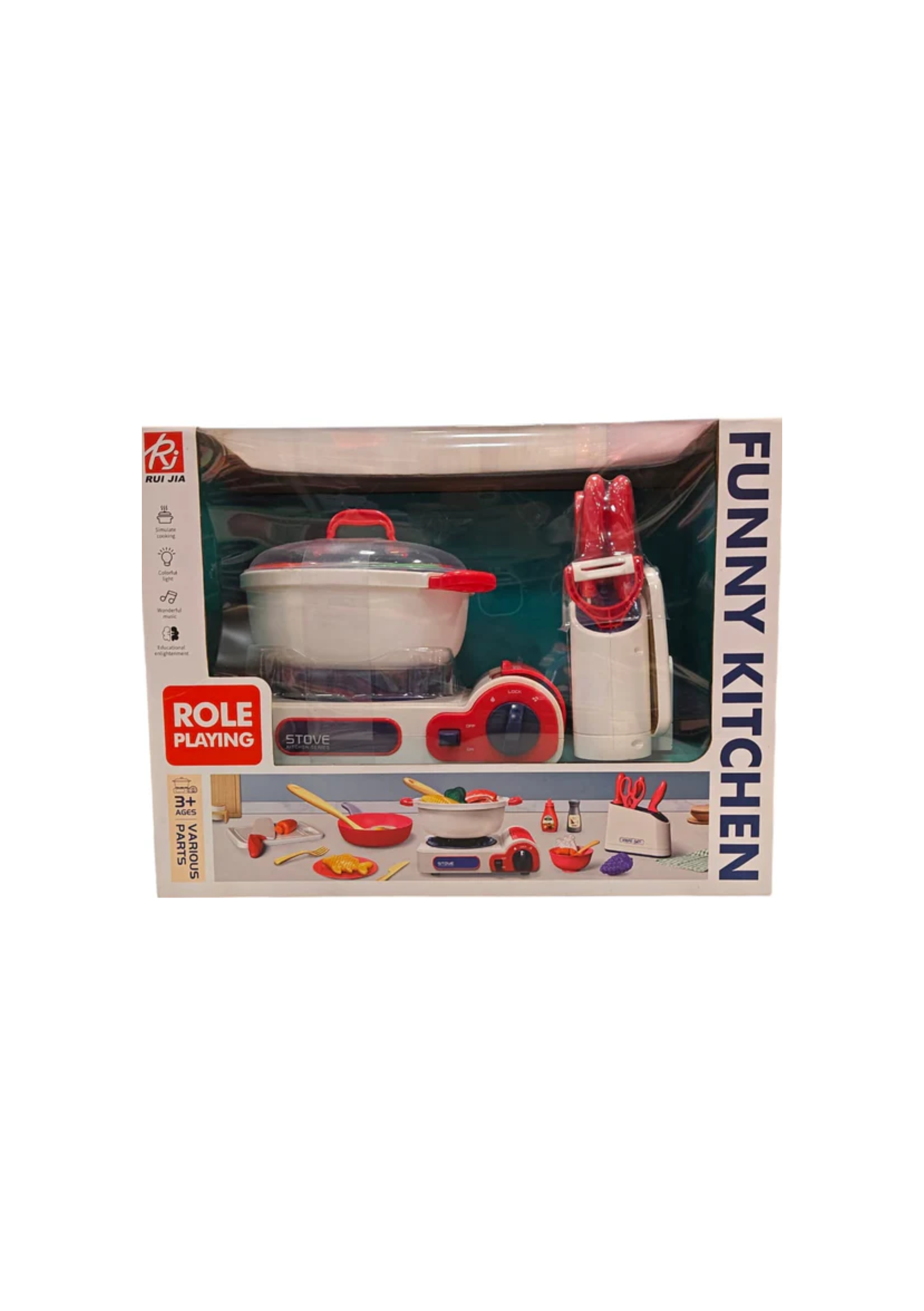 Rainbow Toys Fuuny Kitchen Set Roll Play