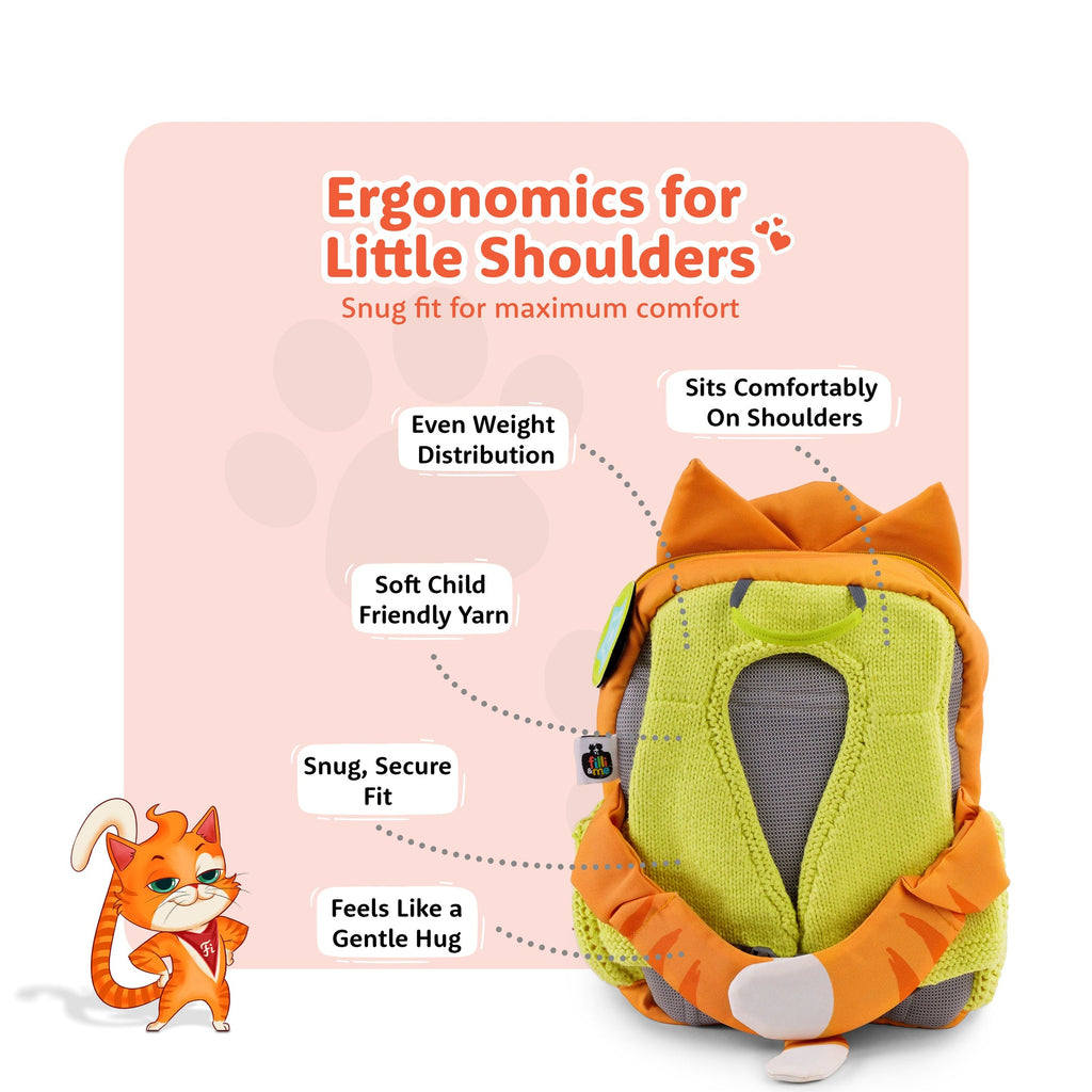 Filli & Me Filli & Numbers HugBag  10L Preschool Backpack for Kids (2–3 Years) Lightweight School & Travel Bag