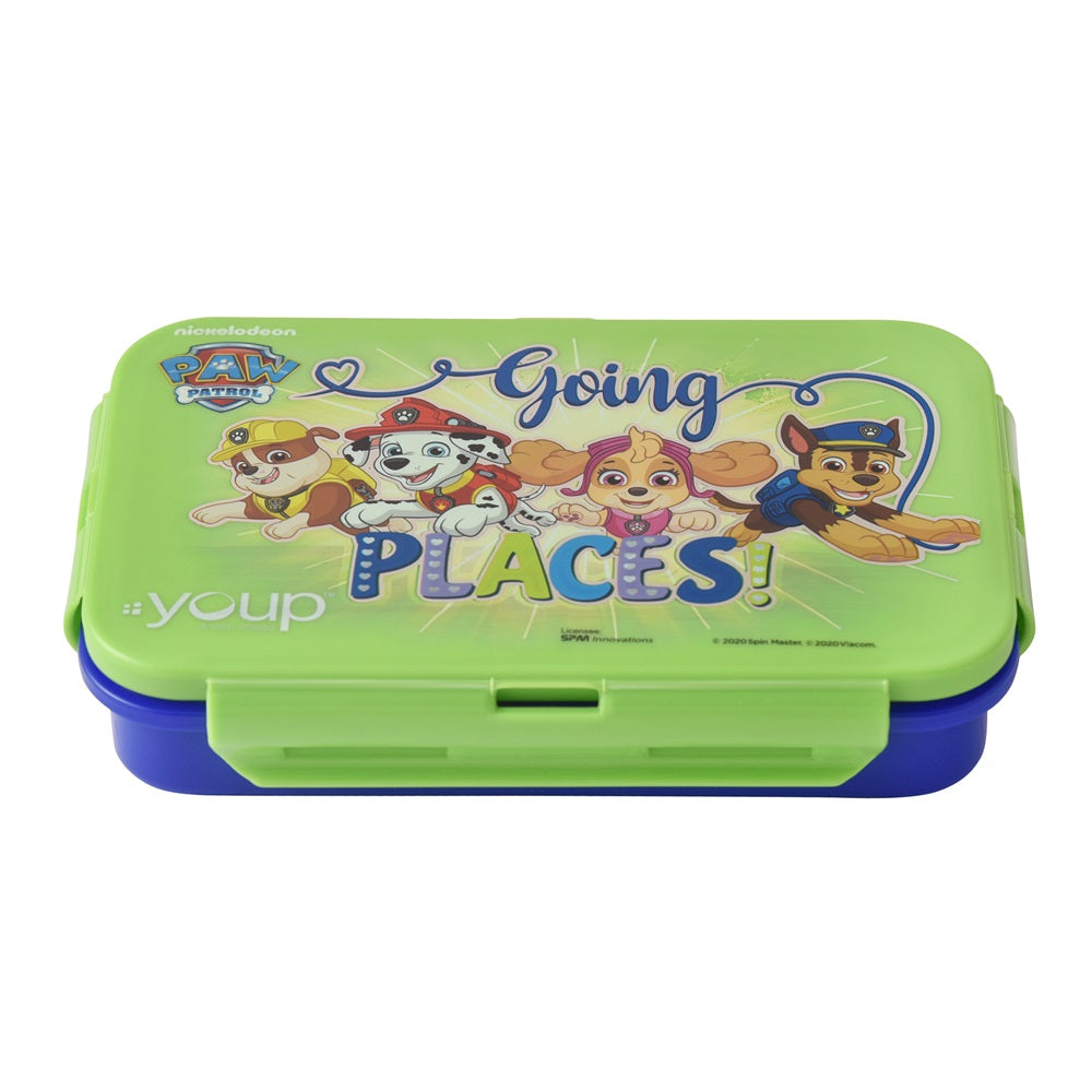 Youp Stainless Steel Blue and Green Color Paw Patrol Kids Lunch Box Ryder - 450 ml Assorted Color