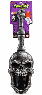 Halloween Skull Walking Stick Toy – Skeleton Head Costume Prop for Kids