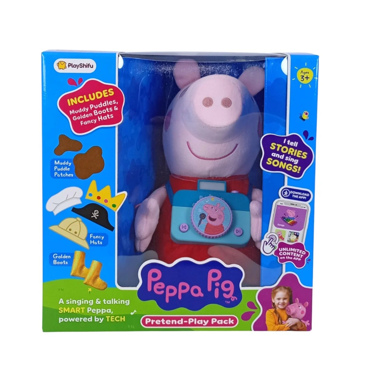 Playshifu Peppa Pig Pretend – Play Pack Fun Interactive Storytelling And Singing Toy Set